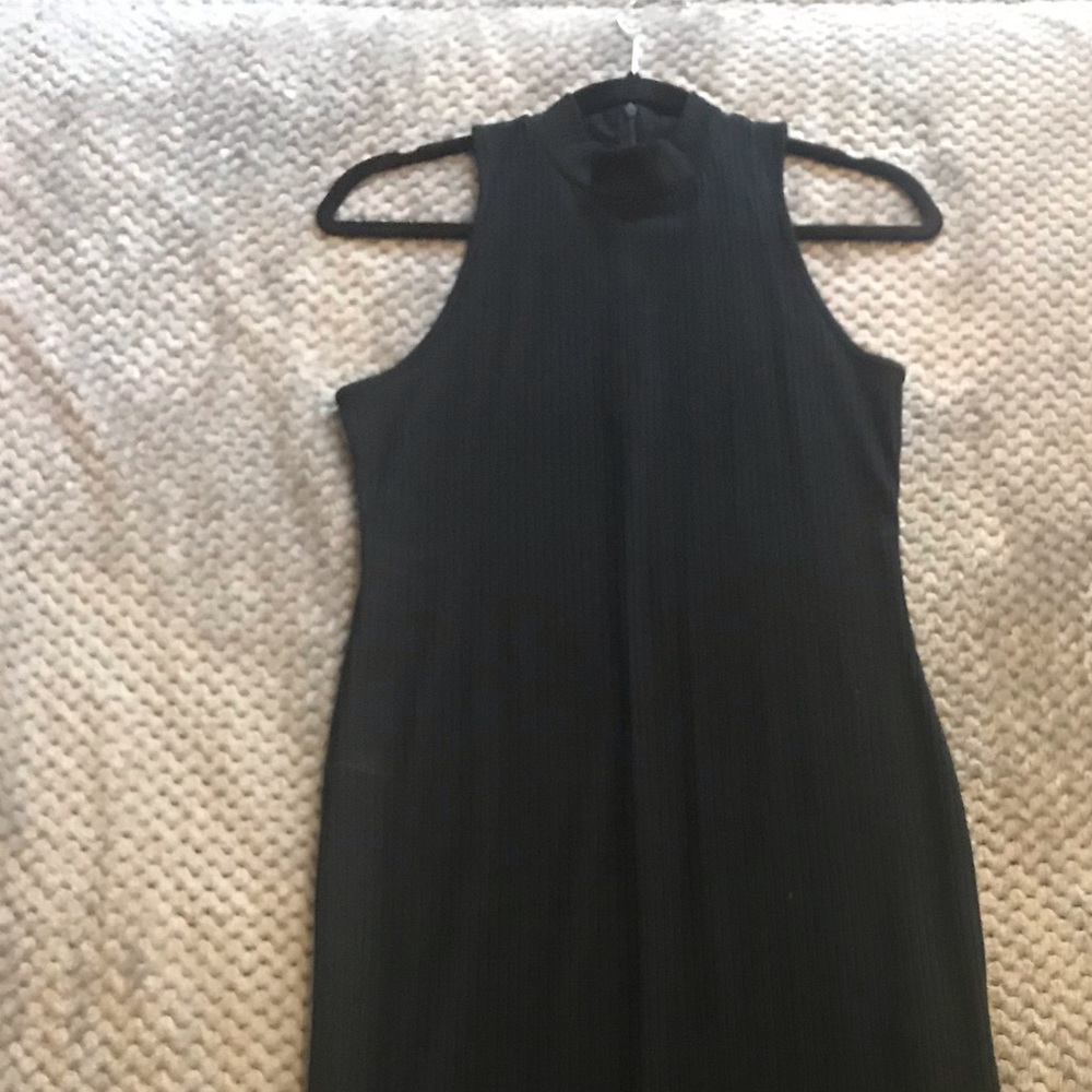 Black tank dress midi